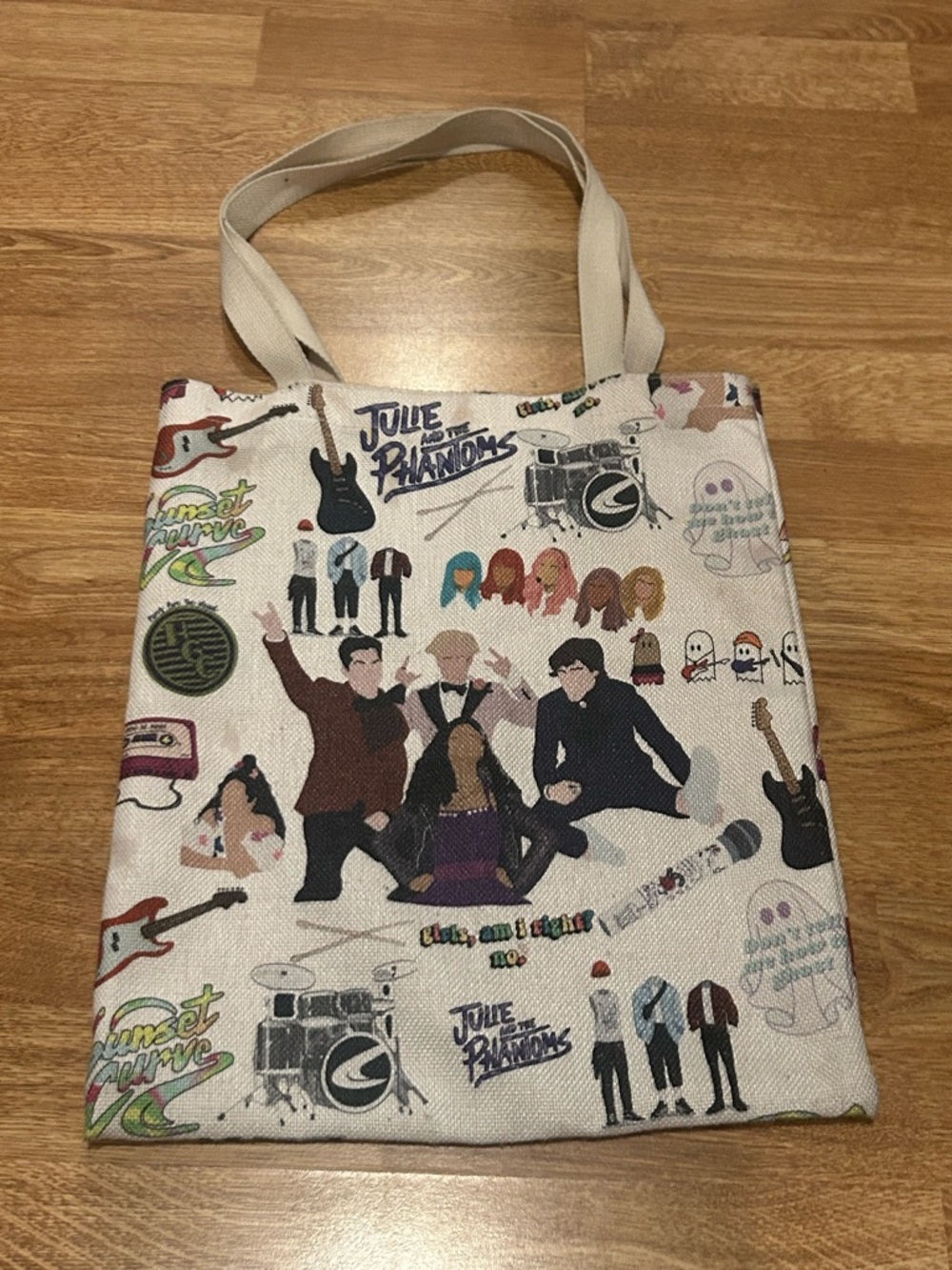 Julie and the phantoms tote bag